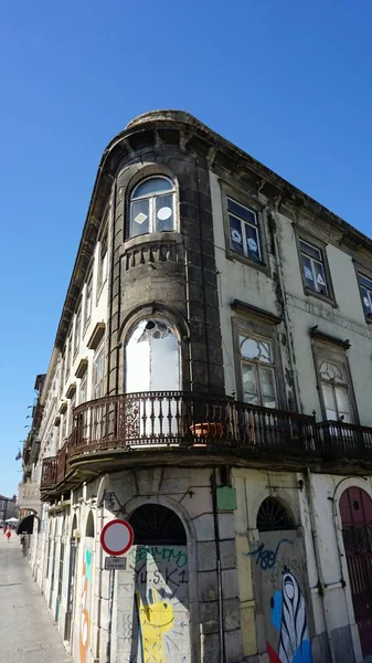 Berömda Staden Porto Portugal Med Traditionella Byggnader — Stockfoto