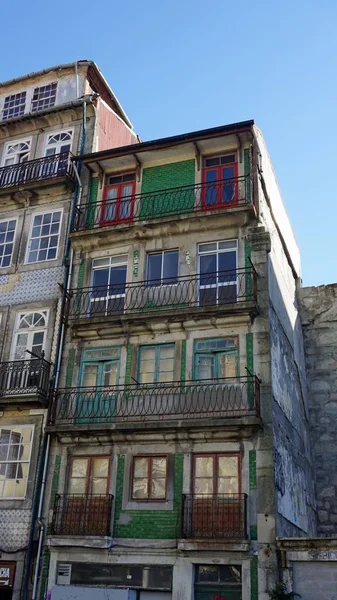 Famosa Cidade Porto Portugal Com Edifícios Tradicionais — Fotografia de Stock