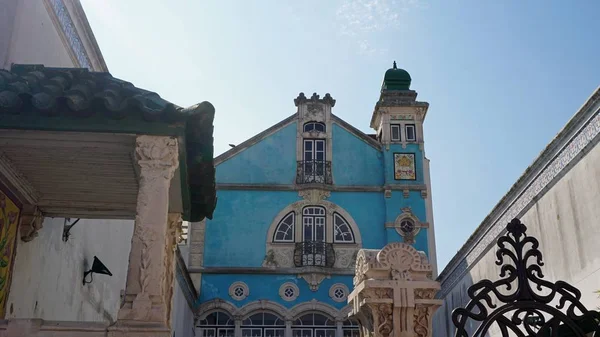 Colorida Zona Residencial Portugues Ciudad Aveiro — Foto de Stock