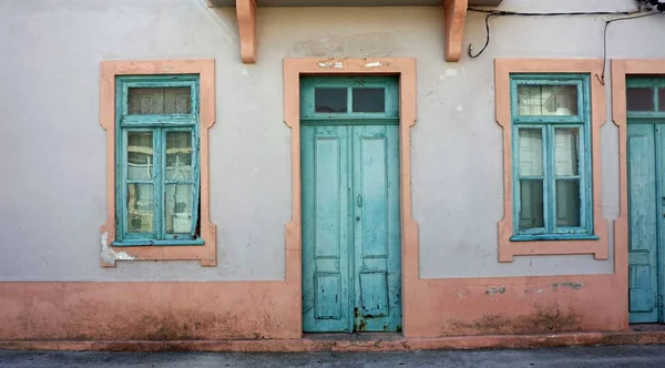 Piccole Case Tradizionali Colorate Costa Nova — Foto Stock