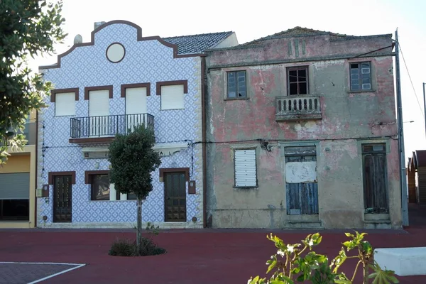 Maisons Pourries Village Sao Jacinto Portugais — Photo