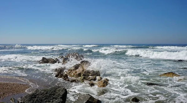 Praia São Felix Marinha Outono — Fotografia de Stock