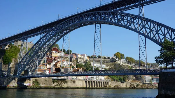 Douro Flussbrücke Dom Luis Porto — Stockfoto