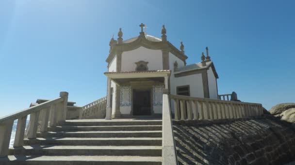 Kapel Van Sao Felix Doen Marinha Portugal — Stockvideo