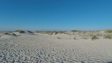 öğleden sonra sao jacinto Beach Portekiz'de kum tepeleri