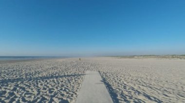öğleden sonra sao jacinto Beach Portekiz'de kum tepeleri