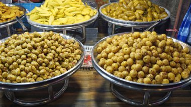 phetchaburi Tayland Asya gıda pazarı