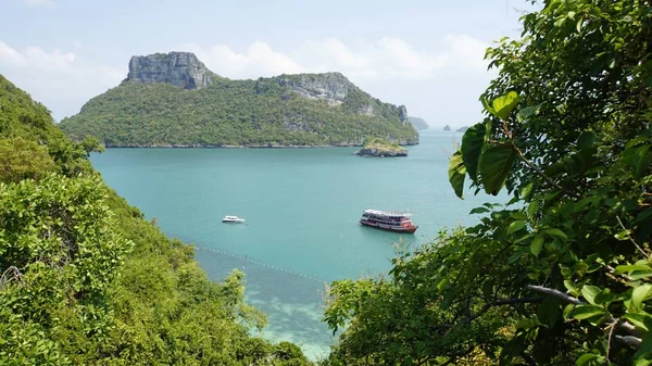 Strandblick vom ko mae koh Aussichtspunkt — Stockfoto