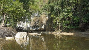 Tayland sok Nehri'nde rafting turu