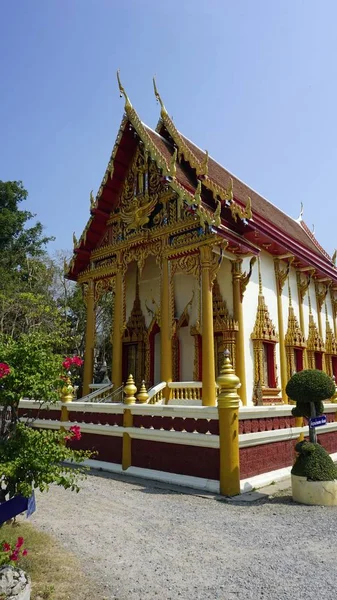 Wat tongchai complejo del templo en phetchaburi — Foto de Stock