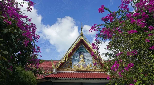 Grande estátua de buddha em koh samui — Fotografia de Stock