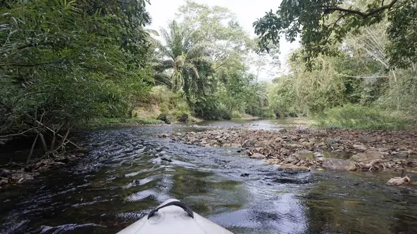 Vodácké výpravy na sok řeka v Thajsku — Stock fotografie