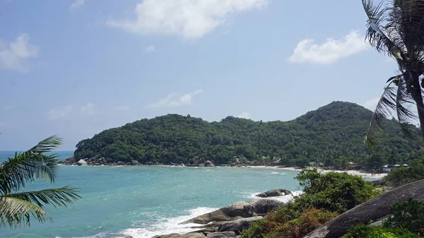 Пляж из серебра на острове Самуи — стоковое фото