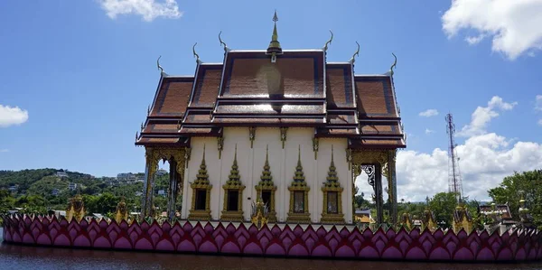 Plai laem templo complejo en koh samui — Foto de Stock