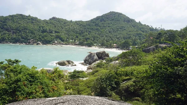 Zilver strand op koh samui — Stockfoto