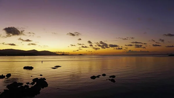 サムイ島のロマンチックな夕日 — ストック写真