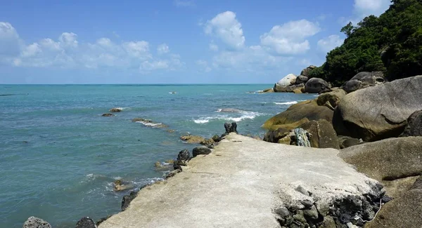 Spiaggia d'argento su koh samui — Foto Stock