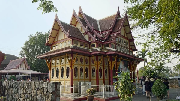 Pavilhão ferroviário real em hua hin tailândia — Fotografia de Stock