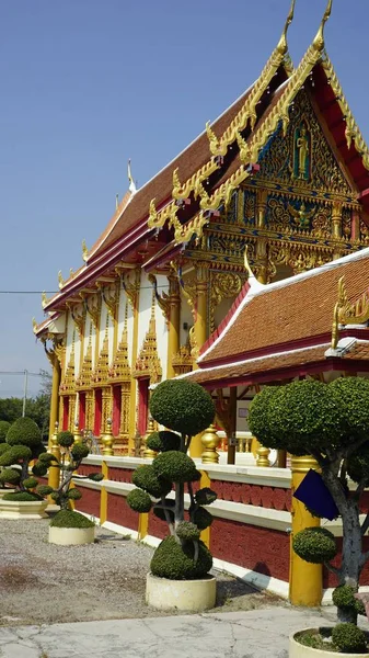 Wat tongchai complejo del templo en phetchaburi — Foto de Stock