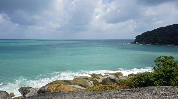 Zilver strand op koh samui — Stockfoto