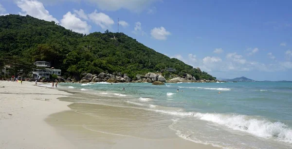 Praia de prata em koh samui — Fotografia de Stock