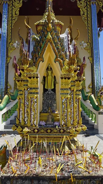 Plai laem templo complejo en koh samui — Foto de Stock