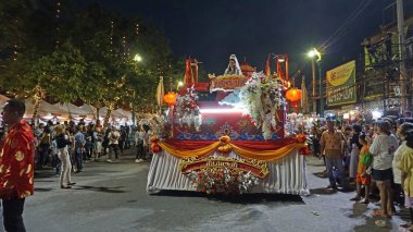 phetchaburi, tayland, yaklaşık Mart 2019- yerliler phetchaburi festivali kutluyor