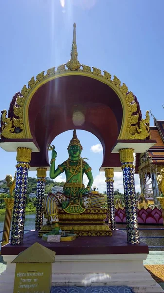 Plai laem templo complejo en koh samui — Foto de Stock