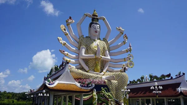 Plai laem templo complexo em koh samui — Fotografia de Stock