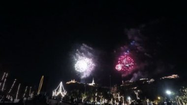 Phetchaburi Phra Nakhon Khiri Festivali havai fişek