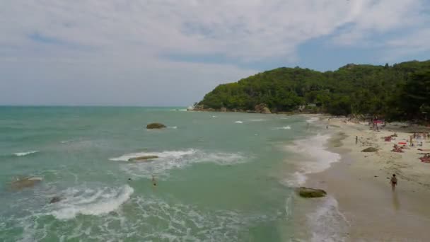 银海滩在 Koh Samui — 图库视频影像