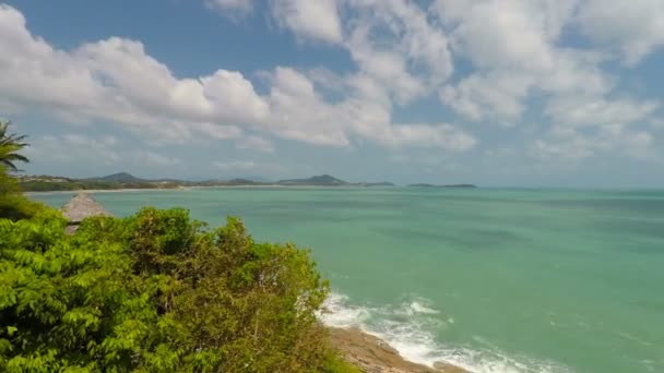 Chłopak Koh Viewpoint Koh Samui — Wideo stockowe