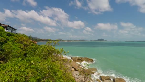 Chłopak Koh Viewpoint Koh Samui — Wideo stockowe