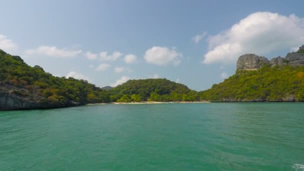 Nın Ang Thong Deniz Milli Park Tayland — Stok video