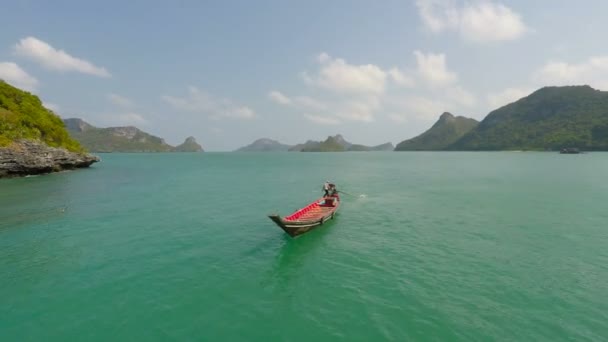 Ang Thong Mořského Národního Parku Thajsku — Stock video