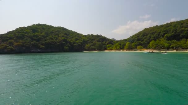 Nın Ang Thong Deniz Milli Park Tayland — Stok video