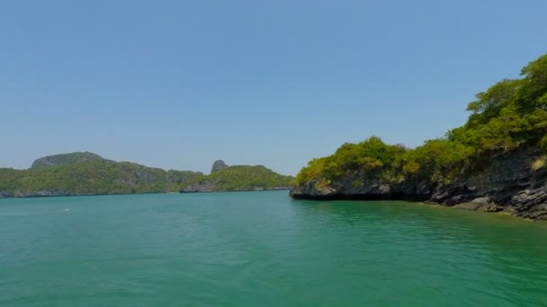 Tropikal Wua Tur Adası Tayland — Stok video