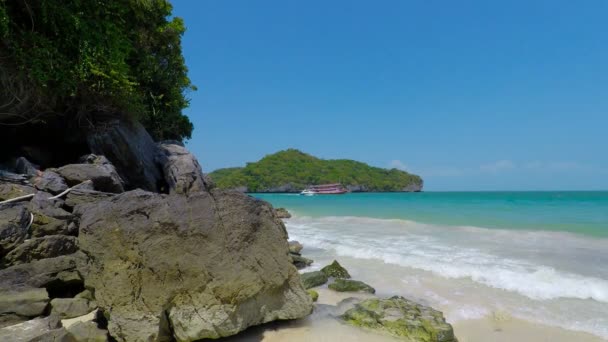 Tropická Wua Kola Ostrov Thajsku — Stock video