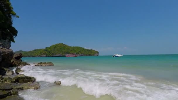Tropical Wua Lap Island Ththailand — стоковое видео
