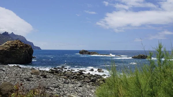 Küstenlandschaft in Taganaga auf Teneriffa — Stockfoto