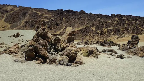 Durva vulkáni landscpae a Teide vulkán — Stock Fotó