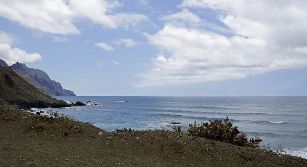 Paisagem costeira em taganaga em tenerife — Fotografia de Stock