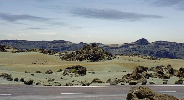 Durva vulkáni landscpae a Teide vulkán — Stock Fotó