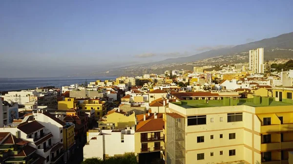 Roundview sobre puerto de la cruz — Foto de Stock