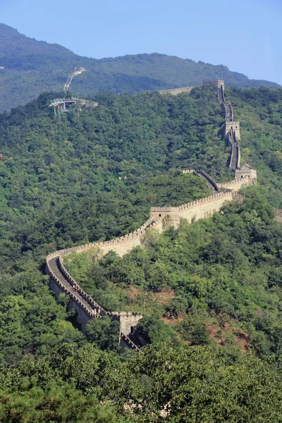 Parede chinesa perto de bejing — Fotografia de Stock