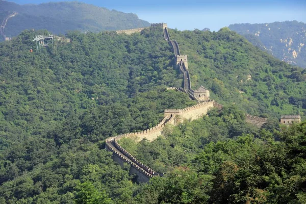 Parede chinesa perto de bejing — Fotografia de Stock