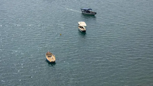 Lago Ohrid na Macedônia no outono — Fotografia de Stock