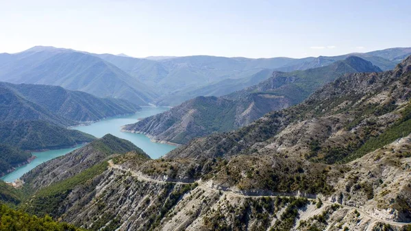 Красивое озеро Козяк в северной Македонии Стоковая Картинка