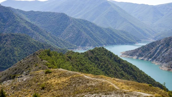 Красивое озеро Козяк в северной Македонии Лицензионные Стоковые Изображения