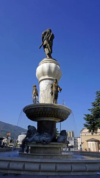 마케도니아 의회의 기념비들 — 스톡 사진